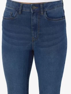 NMSALLIE HW FLARE JEAN VI021MB FWD NOOS - Utsvängda jeans