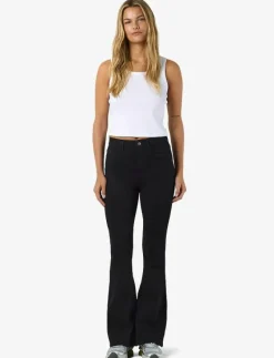 NMSALLIE HW SK FLARED VI023BL FWD NOOS - Utsvängda jeans