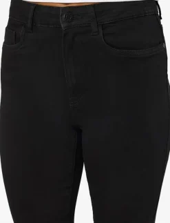 NMSALLIE HW SK FLARED VI023BL FWD NOOS - Utsvängda jeans