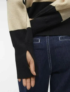 OBJBRIGHT L/S KNIT PULLOVER PB14 - Stickat