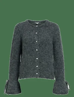 OBJSALIKA L/S RE KNIT CARDIGAN 142 - Koftor