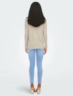 OLMAMALIA L/S V-NECK PULLOVER KNT NOOS - Stickat