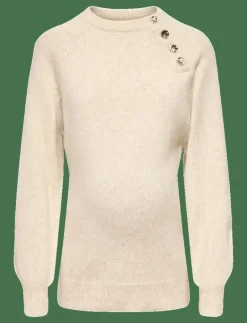 OLMEMMA LIFE LS BUTTON ONECK KNT - Stickat