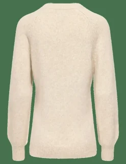 OLMEMMA LIFE LS BUTTON ONECK KNT - Stickat