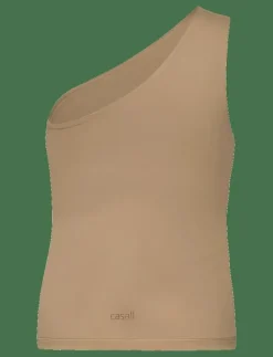 One Shoulder Bra Tank - Linnen