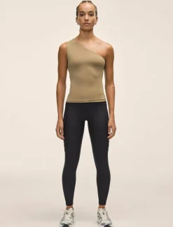 One Shoulder Bra Tank - Linnen