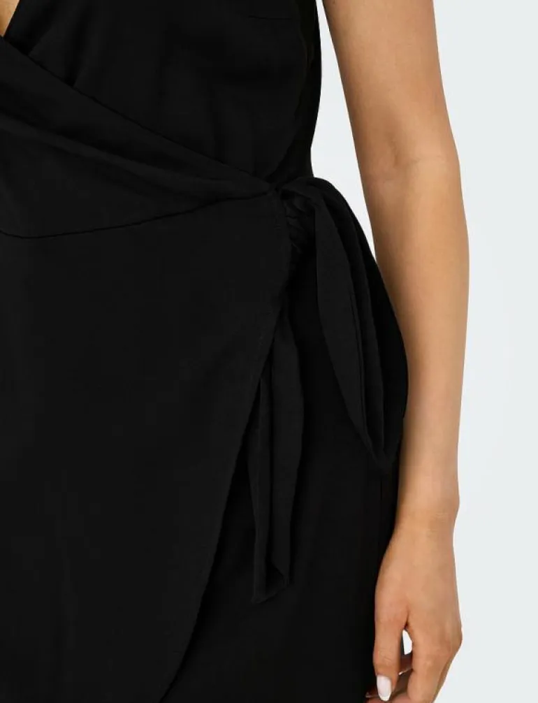 ONLALMA LIFE VIS ISA WRAP DRESS SOLID - Korta klänningar