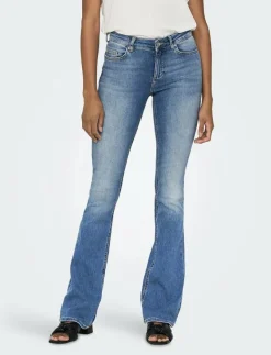ONLBLUSH MID FLARED DNM TAI467 NOOS - Utsvängda jeans