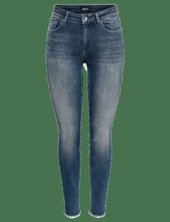 ONLBLUSH MID SK ANK RW DNM REA422 NOOS - Skinny Jeans