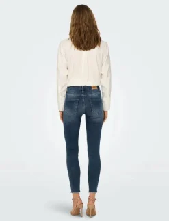 ONLBLUSH MID SK ANK RW DNM REA422 NOOS - Skinny Jeans