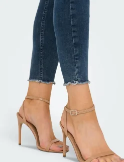 ONLBLUSH MID SK ANK RW DNM REA422 NOOS - Skinny Jeans