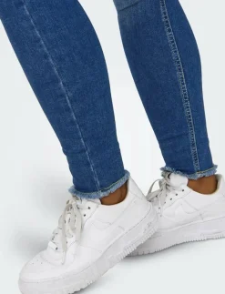 ONLBLUSH MID SK ANK RW DNM REA1319 NOOS - Skinny Jeans