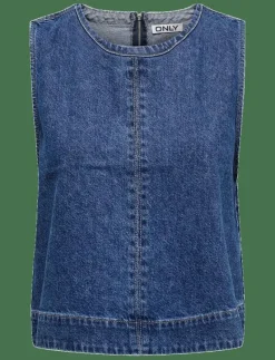 ONLDORSI S/L TOP DNM SIK - Jeansvästar