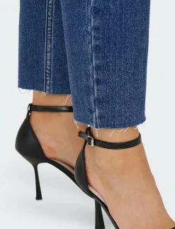 ONLEMILY HW ST RW CR AN MAE05 NOOS - Straight jeans