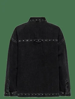 ONLEMMIE L/S STUDDED DNM SHIRT AZG - Jeansskjortor