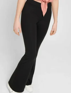 ONLFEVER STRETCH FLAIRED PANTS JRS NOOS - Utsvängda byxor