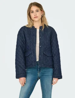 ONLHALLIE QUILTED DNM JACKET AKM NOOS - Quiltade jackor