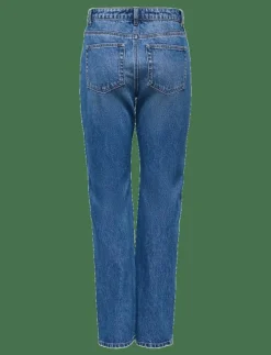 ONLHAZEL HW STRAIGHT DNM GUA - Straight jeans