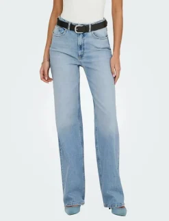 ONLJUICY HW WIDE LEG DNM REA365 NOOS - Vida byxor