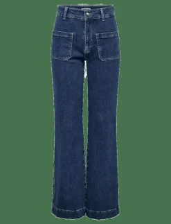 ONLJUICY HW WIDE POCKET DNM JEANS CRO - Vida byxor