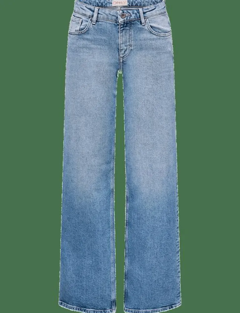 ONLJUICY LW WIDE LEG DNM REA365 NOOS - Vida byxor