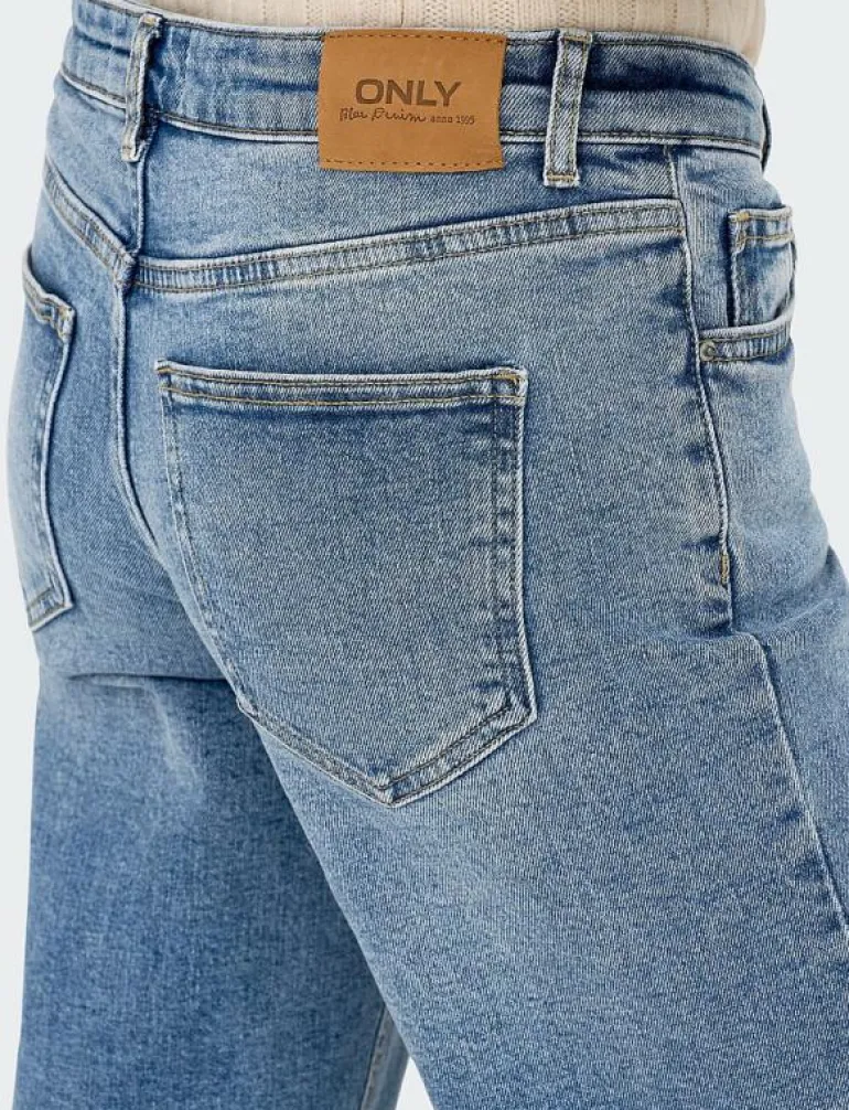 ONLJUICY LW WIDE LEG DNM REA365 NOOS - Vida byxor