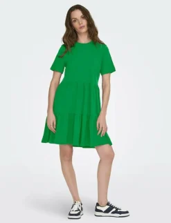 ONLMAY LIFE S/S PEPLUM DRESS BOX JRS - Korta klänningar