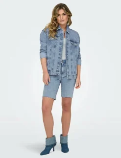 ONLOCEAN L/S OVERSIZE JKT DNM NOOS - Jeansjackor