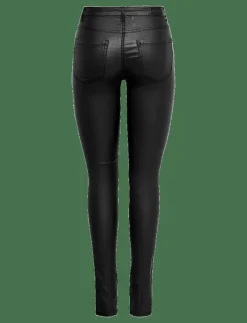 ONLROYAL LIFE HW SK ROCK COATED PIM NOOS - Skinnbyxor