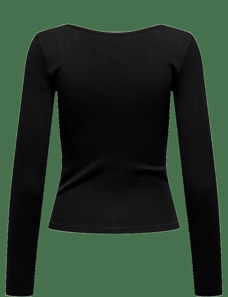 ONPJAIA LIFE VN LS 2-WAY SHORT SEAM TOP - Långärmade tröjor