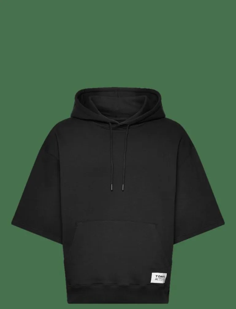 Organic Short Sleeve Hoodie - Huvtröjor