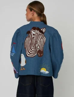 Out Of Office Embroidered Jacket - Tunna jackor