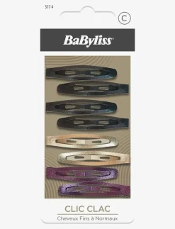 Oval snap clips 8PK - Håraccessoarer