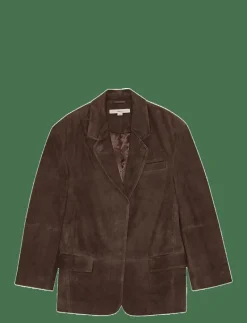 OVERSIZED SUEDE BLAZER - Skinnjackor