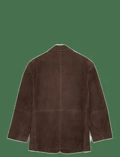 OVERSIZED SUEDE BLAZER - Skinnjackor