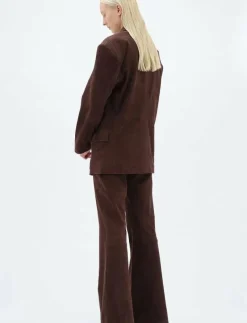 OVERSIZED SUEDE BLAZER - Skinnjackor