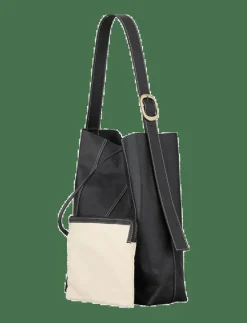Panel Mae Buckle Bag - Totes