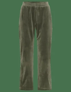 PANT STRAIGHT LEG VELOURS - Nederdelar