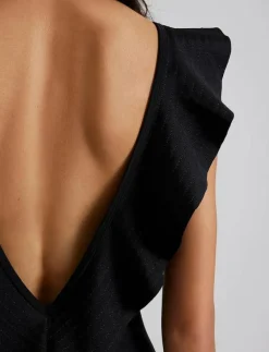 Paola ruffled v-neck swimsuit - Baddräkter