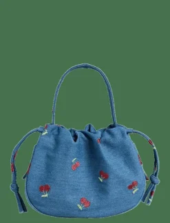 PCBALLOON DENIM CHERRY BAG FSY - Handväskor