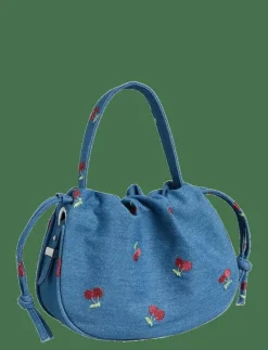 PCBALLOON DENIM CHERRY BAG FSY - Handväskor