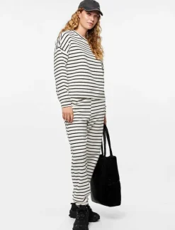 PCCHILLI HW SWEAT PANTS STRIPES NOOS BC - Nederdelar