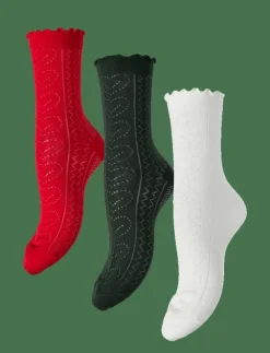 PCJARA POINTELLE SOCKS 3 PACK MPA - Sockor