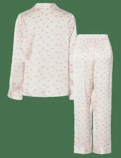 PCJYTTE XMAS SATIN NIGHT SET WVN - Pyjamas