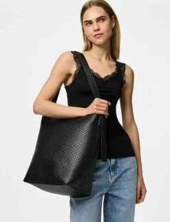 PCMILLANE BRAIDED SHOPPER PP - Shoppers