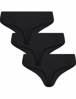 PCNAMEE THONG 3-PACK NOOS - Seamless trosa
