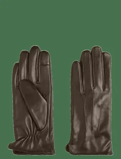 PCNELLIE LEATHER SMART GLOVE NOOS - Fingervantar