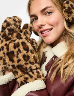 PCNETTY TEDDY MITTENS BC - Tumvantar