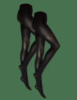 PCNEW NIKOLINE 90 DEN TIGHTS 2 PACK NOOS - Strumpbyxor