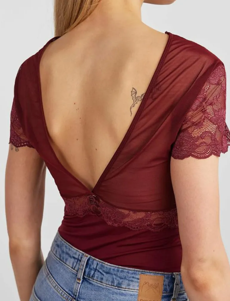 PCSICCA SS BODYSTOCKING NOOS - Bodies & slips